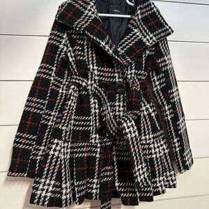 Takara Black, White, and Red Plaid Skirt